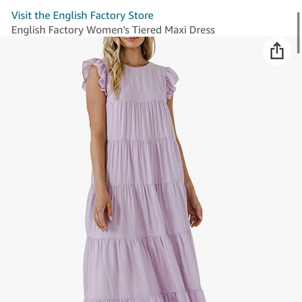 English Factory Tiered Maxi Dress